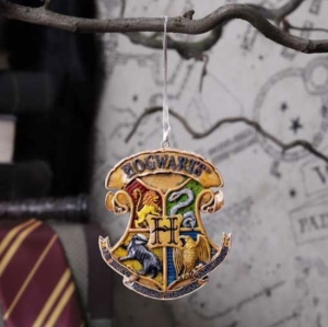 Harry Potter - Harry Potter Hogwarts Crest Hanging Ornament 8Cm i gruppen VI TIPSER / Christmas Merch hos Bengans Skivbutik AB (5649462)