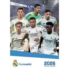 Real Madrid Fc - 2026 A3 Calendar  i gruppen MERCHANDISE / Kalender / Sport hos Bengans Skivbutik AB (5649943)