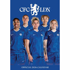Chelsea Fc Womens - 2026 A3 Calendar i gruppen MERCHANDISE / Kalender / Sport hos Bengans Skivbutik AB (5649947)