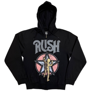 Rush - Starman Uni Bl Zip Hoodie i gruppen MERCHANDISE / Hoodies / Nyheter / Metal hos Bengans Skivbutik AB (5650172r)
