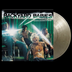 Backyard Babies - Making Enemies Is Good (Ltd Numbered Silver & Black Marbled Vinyl) i gruppen VINYL / Kommende / Metal,Svensk Musikkk hos Bengans Skivbutik AB (5650740)
