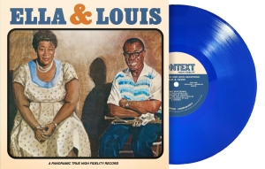 Ella Fitzgerald And Louis Armstrong - Ella & Louis (Blue Vinyl Lp) i gruppen VINYL / Kommende / Jazz hos Bengans Skivbutik AB (5650846)