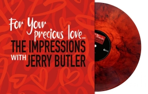Impressions The - For Your Precious Love (Red Marbled i gruppen VINYL / Kommende / RnB-Soul hos Bengans Skivbutik AB (5651618)