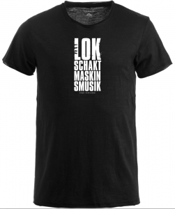Lok - Schaktmaskinsmusik (T-Shirt) i gruppen MERCHANDISE / T-shirt / Nyheter / Metal hos Bengans Skivbutik AB (5652168r)