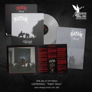 Gehenna - First Spell (Grey Vinyl Lp) i gruppen VINYL / Kommende / Metal hos Bengans Skivbutik AB (5652334)