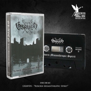 Graven - Reborn Misanthropic Spirit (Mc) i gruppen Kommende / Metal hos Bengans Skivbutik AB (5652336)