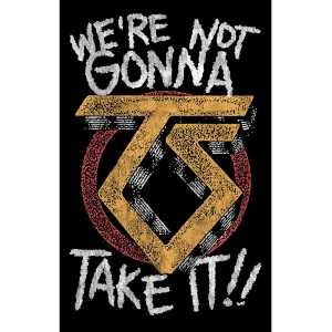 Twisted Sister - We're Not Gonna Take It Textile Poster i gruppen MERCHANDISE / Merch / Metal hos Bengans Skivbutik AB (5653058)