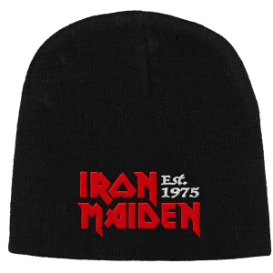 Iron Maiden - Est 1975 Beanie Hat i gruppen MERCHANDISE / Merch / Metal hos Bengans Skivbutik AB (5653099)