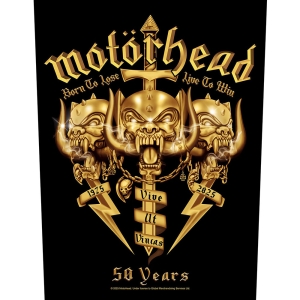 Motorhead - Core 50Th Back Patch i gruppen MERCHANDISE / Tøypatch / Heavy Metal hos Bengans Skivbutik AB (5653102)