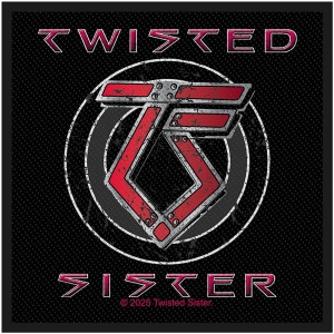 Twisted Sister - Ts Logo Standard Patch i gruppen MERCHANDISE / Tøypatch / Heavy Metal hos Bengans Skivbutik AB (5653132)