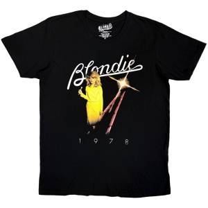 Blondie - Yellow Dress 1978 Uni Bl T-Shirt i gruppen MERCHANDISE / T-shirt / Pop-Rock hos Bengans Skivbutik AB (5653196r)