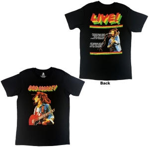 Bob Marley - Live Concert Uni Bl T-Shirt i gruppen MERCHANDISE / T-shirt / Reggae hos Bengans Skivbutik AB (5653197r)