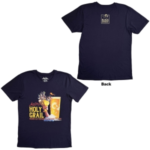 Monty Python - Holy Grail Golden Ale Uni Navy T-Shirt i gruppen MERCHANDISE / T-shirt / Soundtrack hos Bengans Skivbutik AB (5653210r)