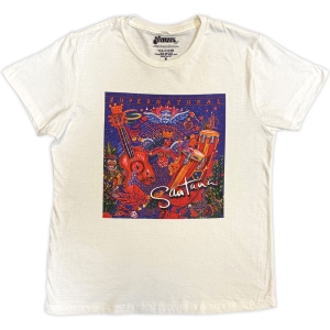 Santana - Supernatural Uni Wht T-Shirt i gruppen MERCHANDISE / T-shirt / Pop-Rock hos Bengans Skivbutik AB (5653215r)