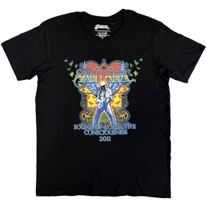 Santana - Collective Consciousness Tour 11 Uni Bl T-Shirt i gruppen MERCHANDISE / T-shirt / Pop-Rock hos Bengans Skivbutik AB (5653216r)