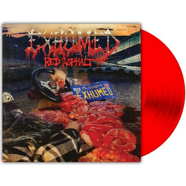 Exhumed - Red Asphalt (Blood Red Vinyl LP) i gruppen VINYL / Metal hos Bengans Skivbutik AB (5653870)
