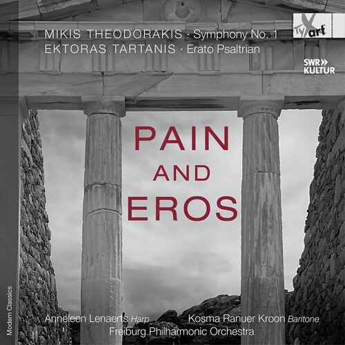 Mikis Theodorakis - Pain And Eros – Symphony No. 1 i gruppen CD / Klassisk hos Bengans Skivbutik AB (5653928)