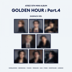 Ateez - Golden Hour : Part 4 (Digipack Ver.) (Random Ver.) + Photocard i gruppen CD / Kommende / K-Pop hos Bengans Skivbutik AB (5653970)