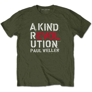 Paul Weller - A Kind Revolution Uni Green T-Shirt i gruppen MERCHANDISE / T-shirt / Nyheter / Pop-Rock hos Bengans Skivbutik AB (5654255)