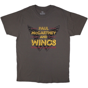 Paul Mccartney - Wings Over America 76 Uni Char T-Shirt i gruppen MERCHANDISE / T-shirt / Nyheter / Pop-Rock hos Bengans Skivbutik AB (5654720)