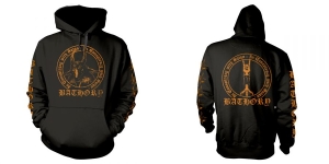 Bathory - Hood - In Conspiracy With Satan (S) i gruppen MERCHANDISE / Hoodies / Kommende / Metal hos Bengans Skivbutik AB (5655907)