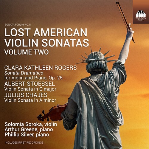 Solomia Soroka Phillip Silver Art - Lost American Violin Sonatas, Vol. i gruppen VI TIPSER / Fredagsutgivelser / 2026-04-10 hos Bengans Skivbutik AB (5656098)