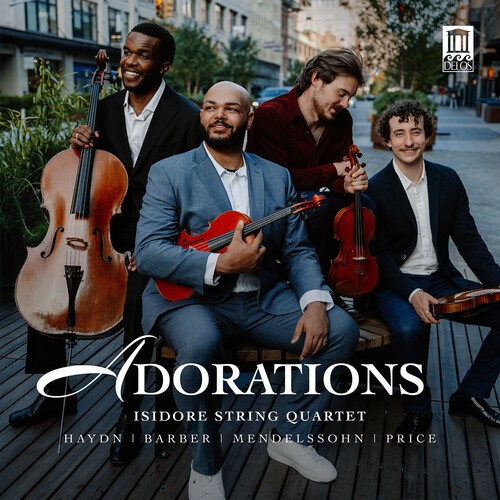 Isidore String Quartet - Adorations i gruppen VI TIPSER / Fredagsutgivelser / 2026-03-27 hos Bengans Skivbutik AB (5656120)