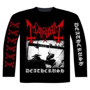 Mayhem - L/S Deathcrush (M) i gruppen MERCHANDISE / T-shirt / Kommende / Metal hos Bengans Skivbutik AB (5656581)