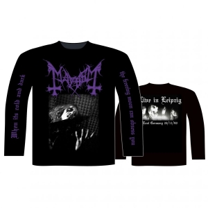 Mayhem - L/S Live In Leipzig (Xxl) i gruppen MERCHANDISE / T-shirt / Kommende / Metal hos Bengans Skivbutik AB (5656596)