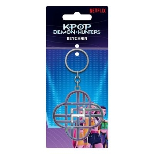 K-Pop Demon Hunters - (Huntrix Logo) Metal Keychain i gruppen MERCHANDISE / Nøkkelring / TV-serie hos Bengans Skivbutik AB (5656658)