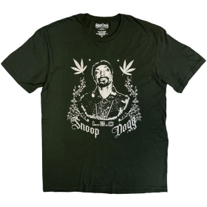 Snoop Dogg - L.B.C. Uni Green T-Shirt i gruppen MERCHANDISE / T-shirt / Nyheter / Hip Hop-Rap hos Bengans Skivbutik AB (5657448r)