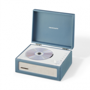 Cd-Player - Crosley Voyager CD Player (Washed Blue) i gruppen Annet / Kommende /  hos Bengans Skivbutik AB (5657819)