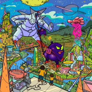 Flying Lotus - Big Mama (Screen-Printed Blue Vinyl i gruppen VINYL / Kommende / Dance-Techno,Elektroniskt hos Bengans Skivbutik AB (5657942)