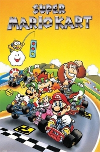 Game Poster - Mario Cart (91,5 X 61 Cm) i gruppen MERCH hos Bengans Skivbutik AB (5658046)