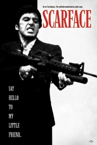 Movie Poster - Scarface - Say Hello To My Little Friend (91,5 X 61 Cm) i gruppen MERCHANDISE / Poster / TV-serie hos Bengans Skivbutik AB (5658050)