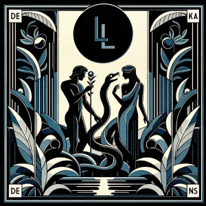 Lustans Lakejer - Dekadens (EP) i gruppen VINYL / Kommende / Pop-Rock hos Bengans Skivbutik AB (5658727)