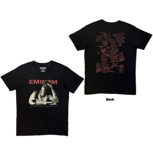 Eminem - Eminem Script Lyrics Uni Bl T-Shirt i gruppen MERCHANDISE / T-shirt / Kommende /  hos Bengans Skivbutik AB (5658967r)