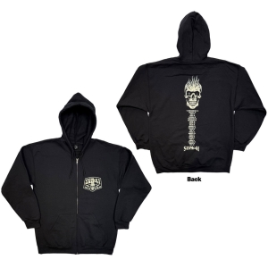 Sum 41 - Tour 24 Pt.2 Pocket Logo & Skull Uni Bl Zip Hoodie i gruppen MERCHANDISE / Hoodies / Kommende /  hos Bengans Skivbutik AB (5658981r)