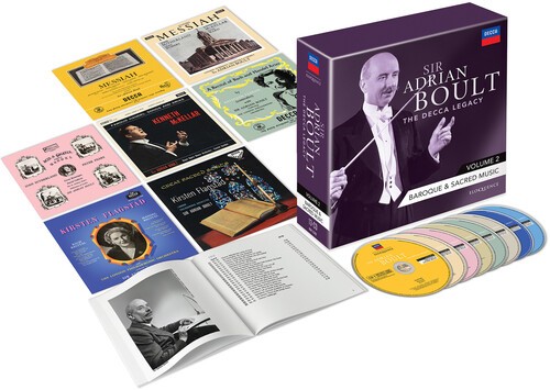 Sir Adrian Boult - Decca Legacy, Vol. 2 - Baroque & Sa i gruppen CD / Klassisk hos Bengans Skivbutik AB (5658995)