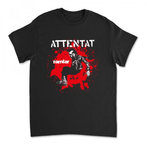 Attentat - Ramlar (Black T-Shirt) i gruppen MERCHANDISE / T-shirt / Nyheter / Punk hos Bengans Skivbutik AB (5659169r)