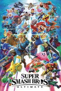 Game Poster - Super Smash Brothers (91,5 X 61 Cm) i gruppen MERCH hos Bengans Skivbutik AB (5659714)