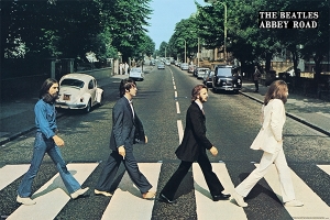 The Beatles - Abbey Road (91,5 X 61 Cm) i gruppen MERCHANDISE / Poster / Pop-Rock hos Bengans Skivbutik AB (5659718)