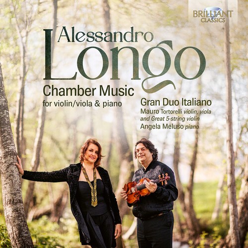 Alessandro Longo - Chamber Music For Violin/Viola & Pi i gruppen CD / Klassisk hos Bengans Skivbutik AB (5659995)
