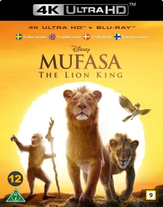 Movie - Mufasa: The Lion King (4K+Bd) i gruppen Film / Film UHD-4K / Adventure hos Bengans Skivbutik AB (5660476)