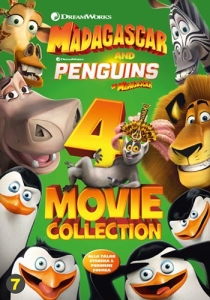 Movie - Madagascar 1-3 + Penguins Dvd Se/Fi S-T i gruppen Film / Film DVD / Animation hos Bengans Skivbutik AB (5661222)