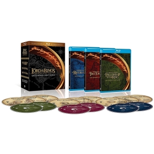 Movie - Lord Of The Rings Trilogy Extended Versi i gruppen Film / Film Blu-ray / Adventure hos Bengans Skivbutik AB (5661687)
