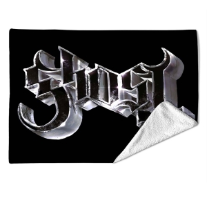 Ghost - Chrome Logo Small Fleece Blanket i gruppen MERCHANDISE / Merch / Nyheter / Metal hos Bengans Skivbutik AB (5663171)