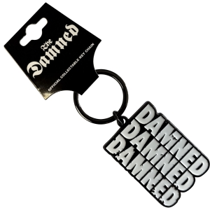 Damned - Stacked Logo Keychain i gruppen MERCHANDISE / Nøkkelring / Punk hos Bengans Skivbutik AB (5663208)
