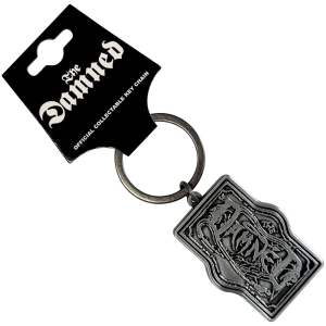 Damned - The Black Album Logo Keychain i gruppen MERCHANDISE / Nøkkelring / Punk hos Bengans Skivbutik AB (5663209)