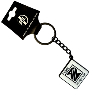 Pil - New Logo B&W Keychain i gruppen MERCHANDISE / Nøkkelring / Pop-Rock hos Bengans Skivbutik AB (5663222)